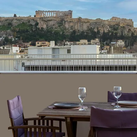 Majestic With Unique Acropolis View Apartment